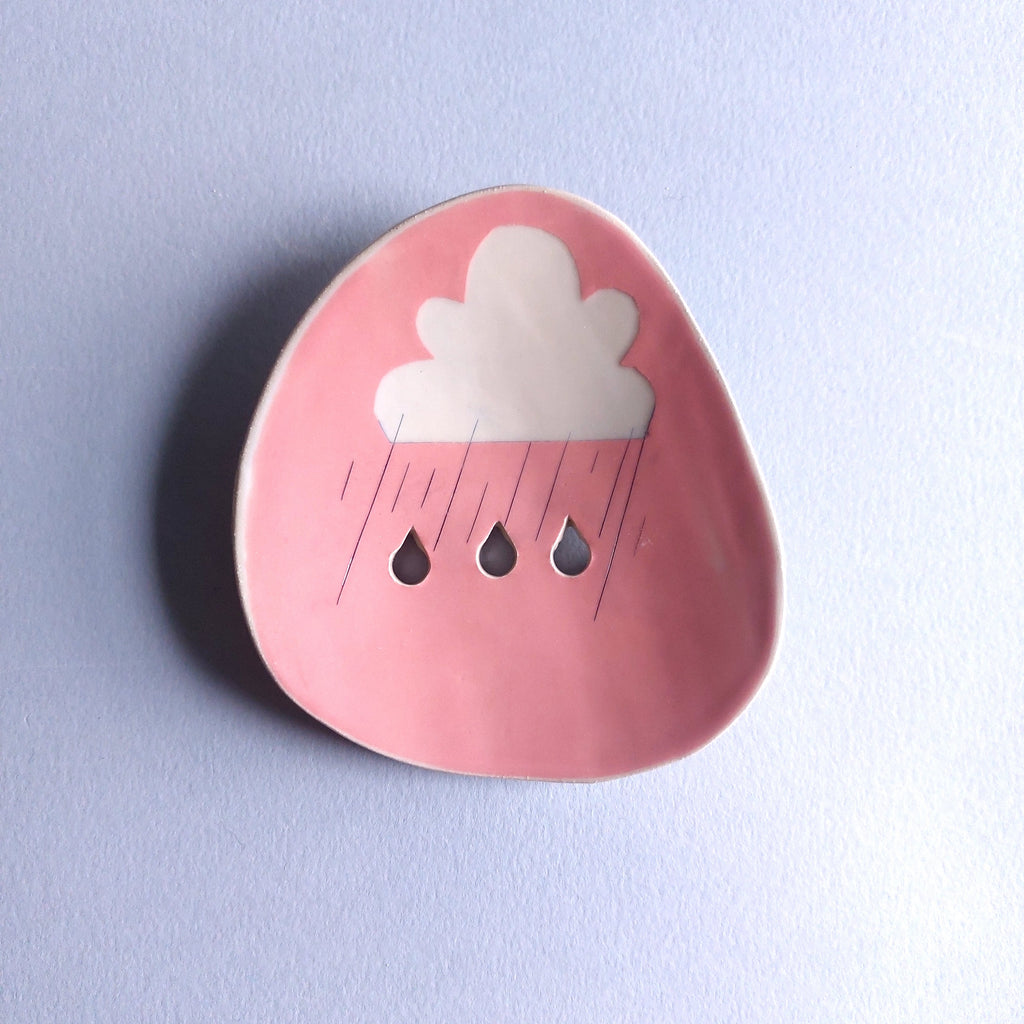Rain cloud soap dishes - 3 colours available