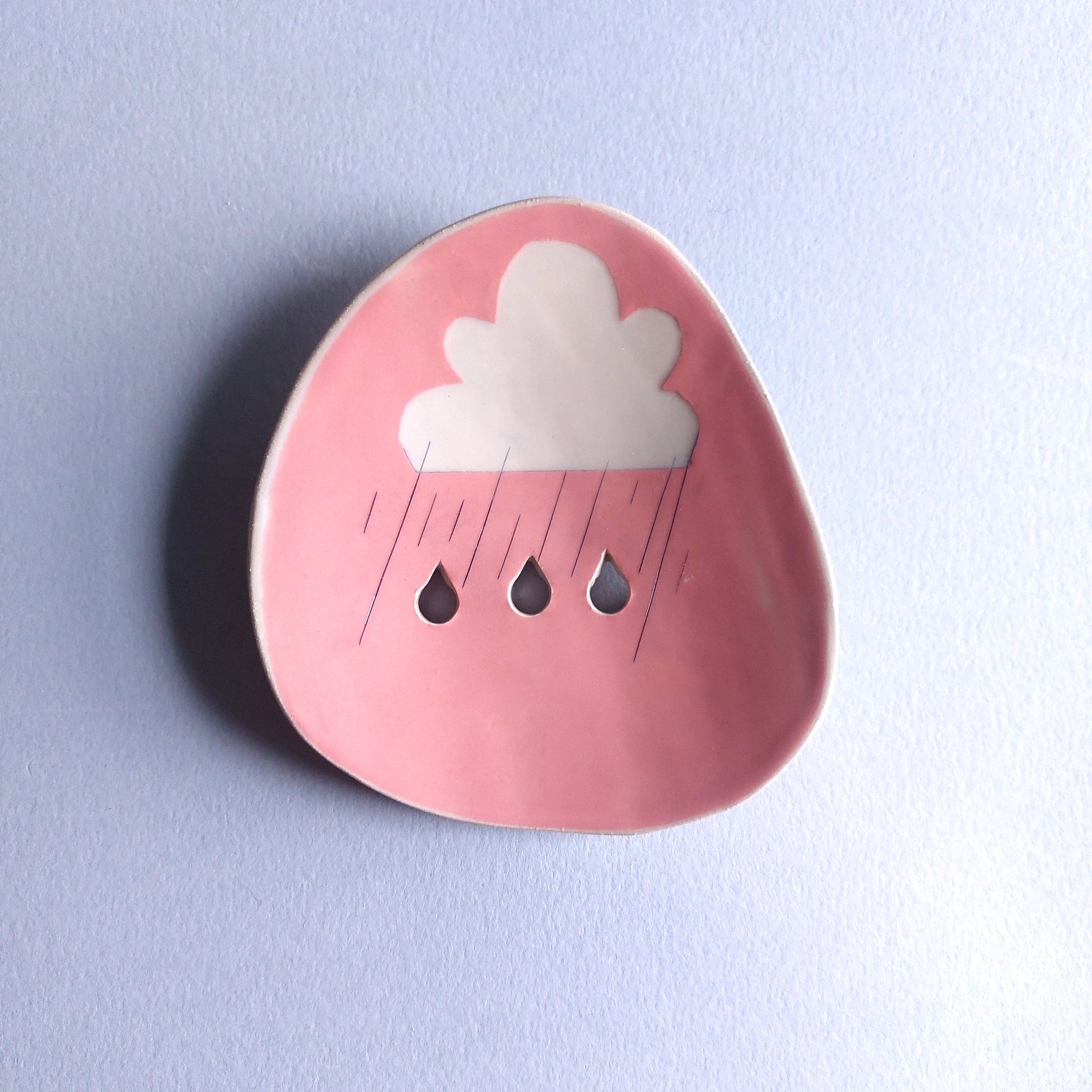 Rain cloud soap dishes - 3 colours available