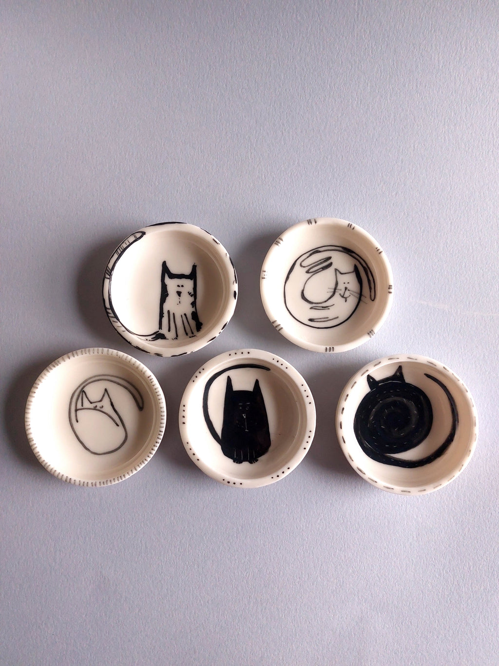 Tiny Bowls - Cats