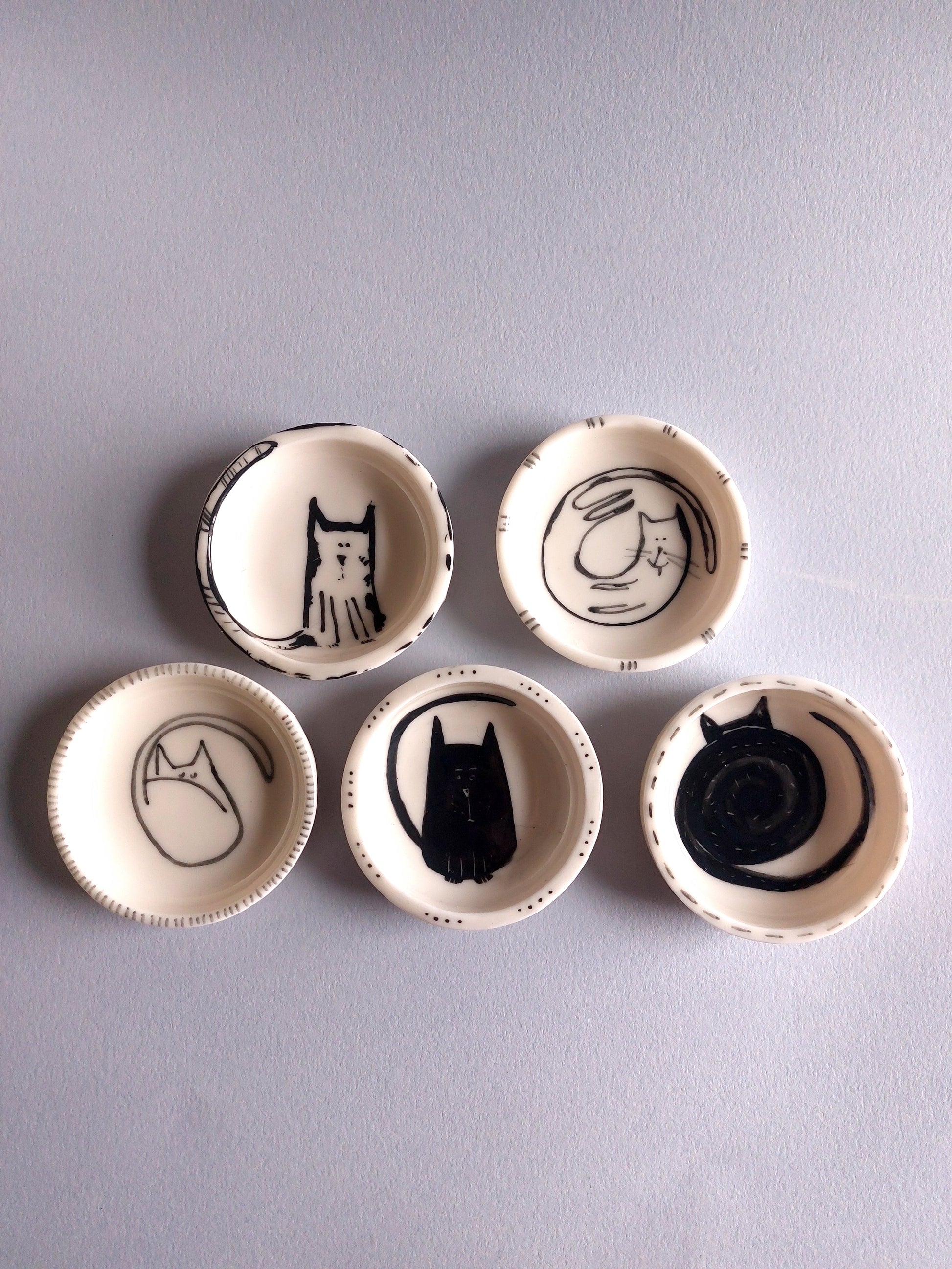Tiny Bowls - Cats