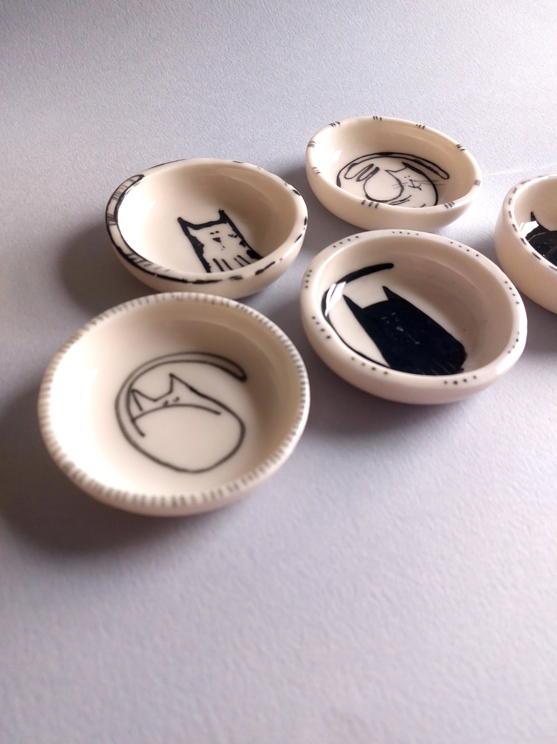 Tiny Bowls - Cats