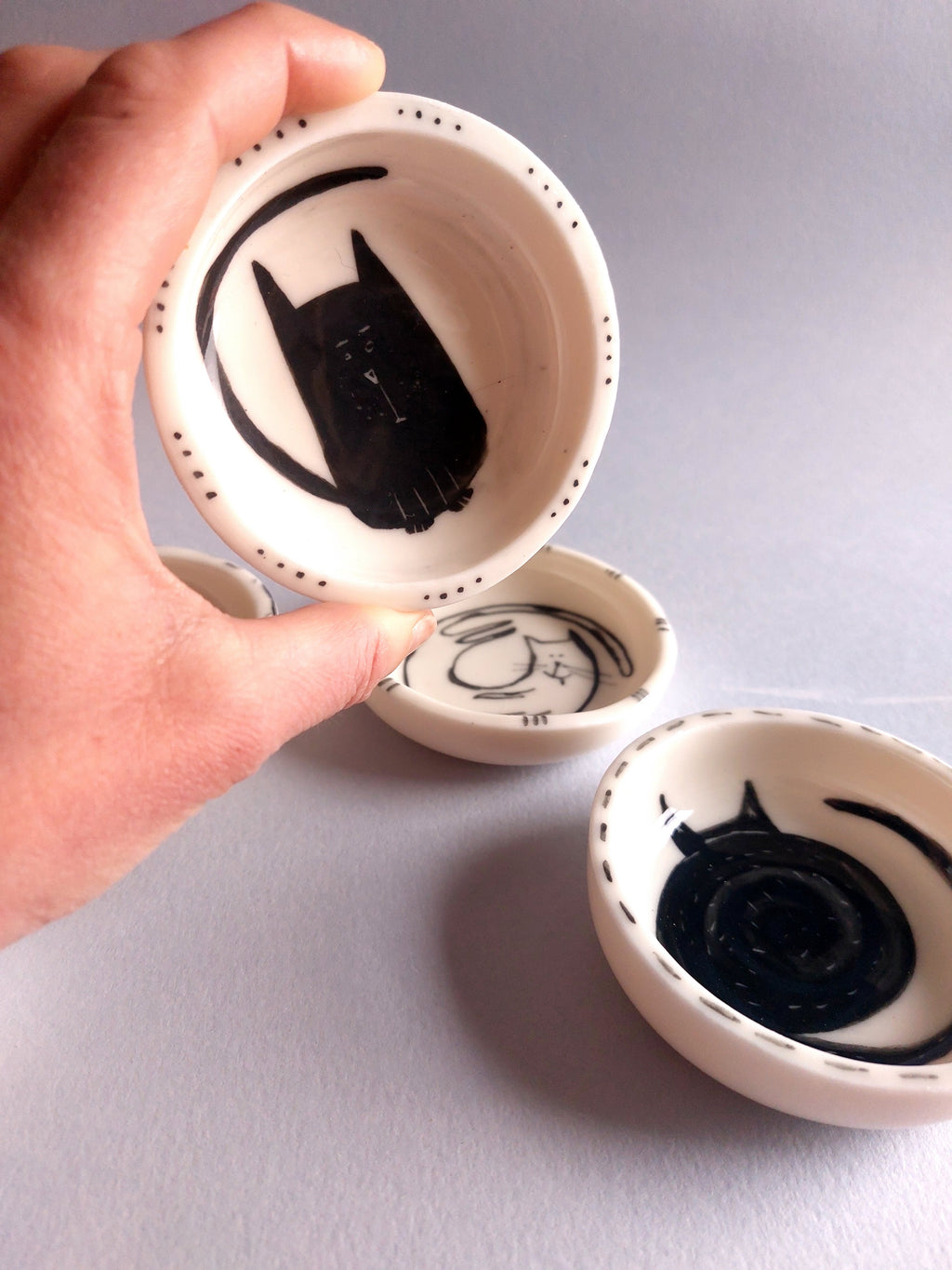 Tiny Bowls - Cats