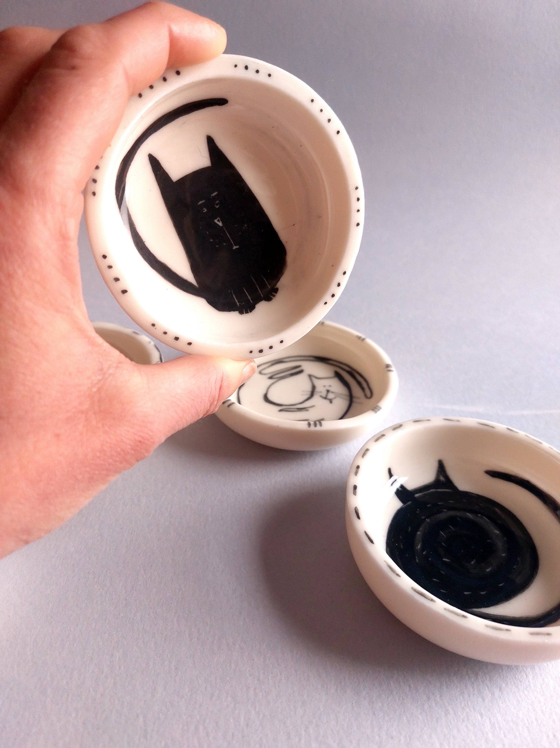 Tiny Bowls - Cats