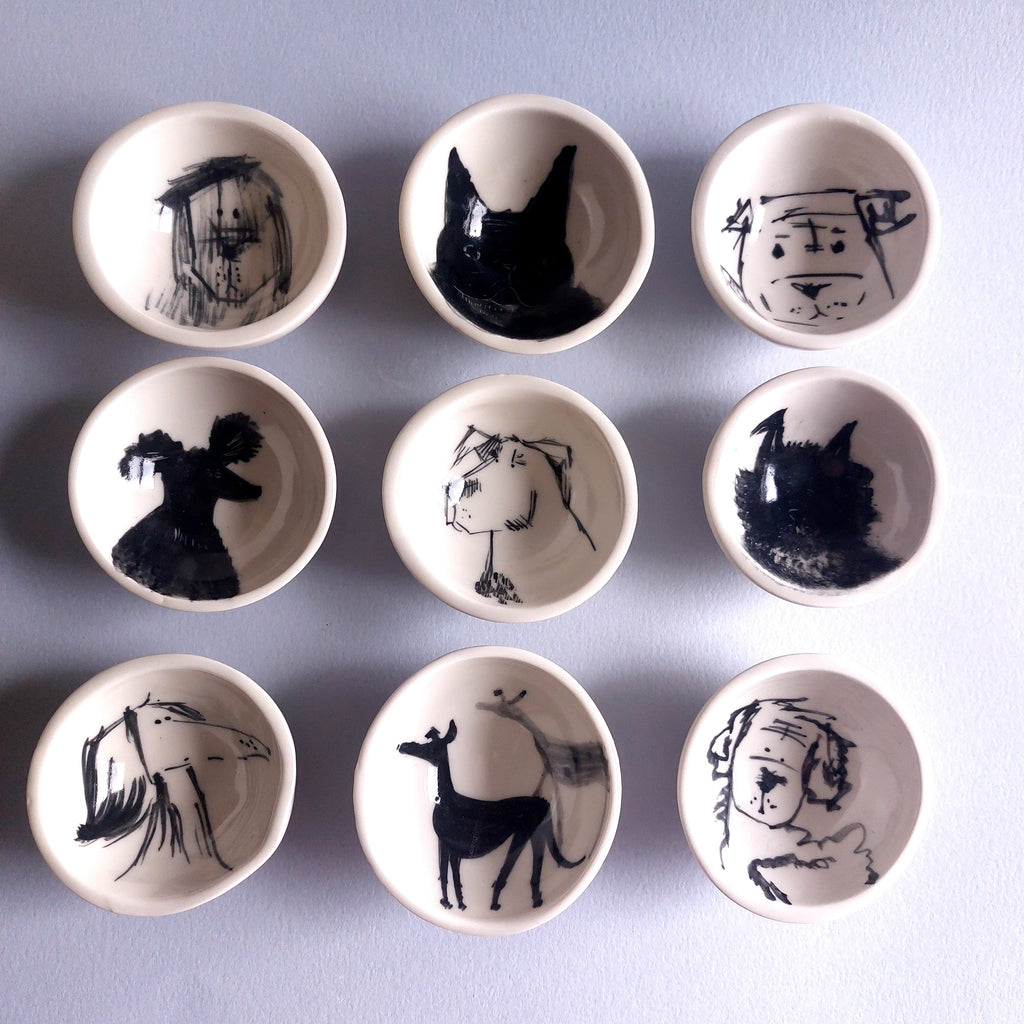 Tiny Bowls - dogs