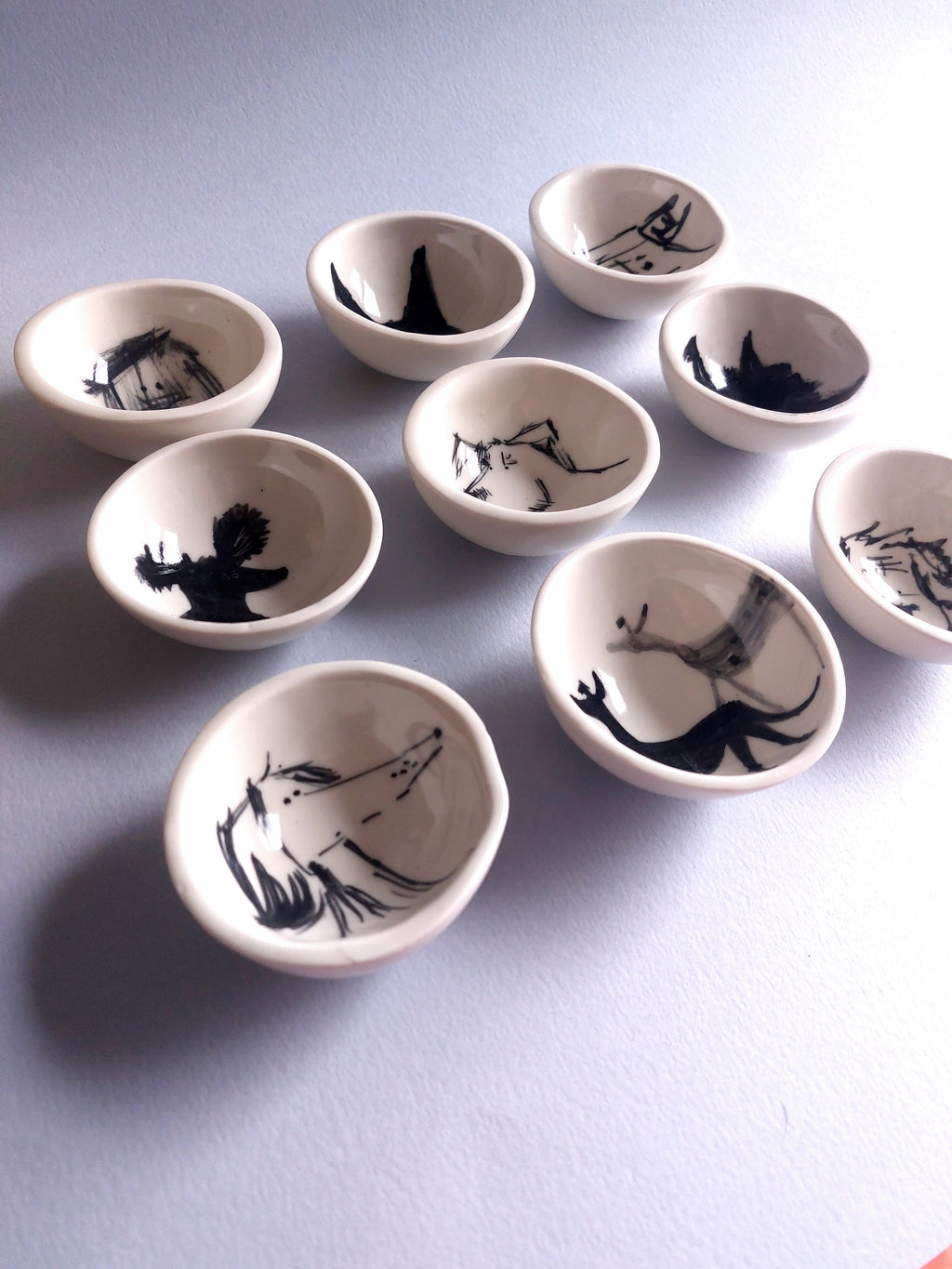 Tiny Bowls - dogs
