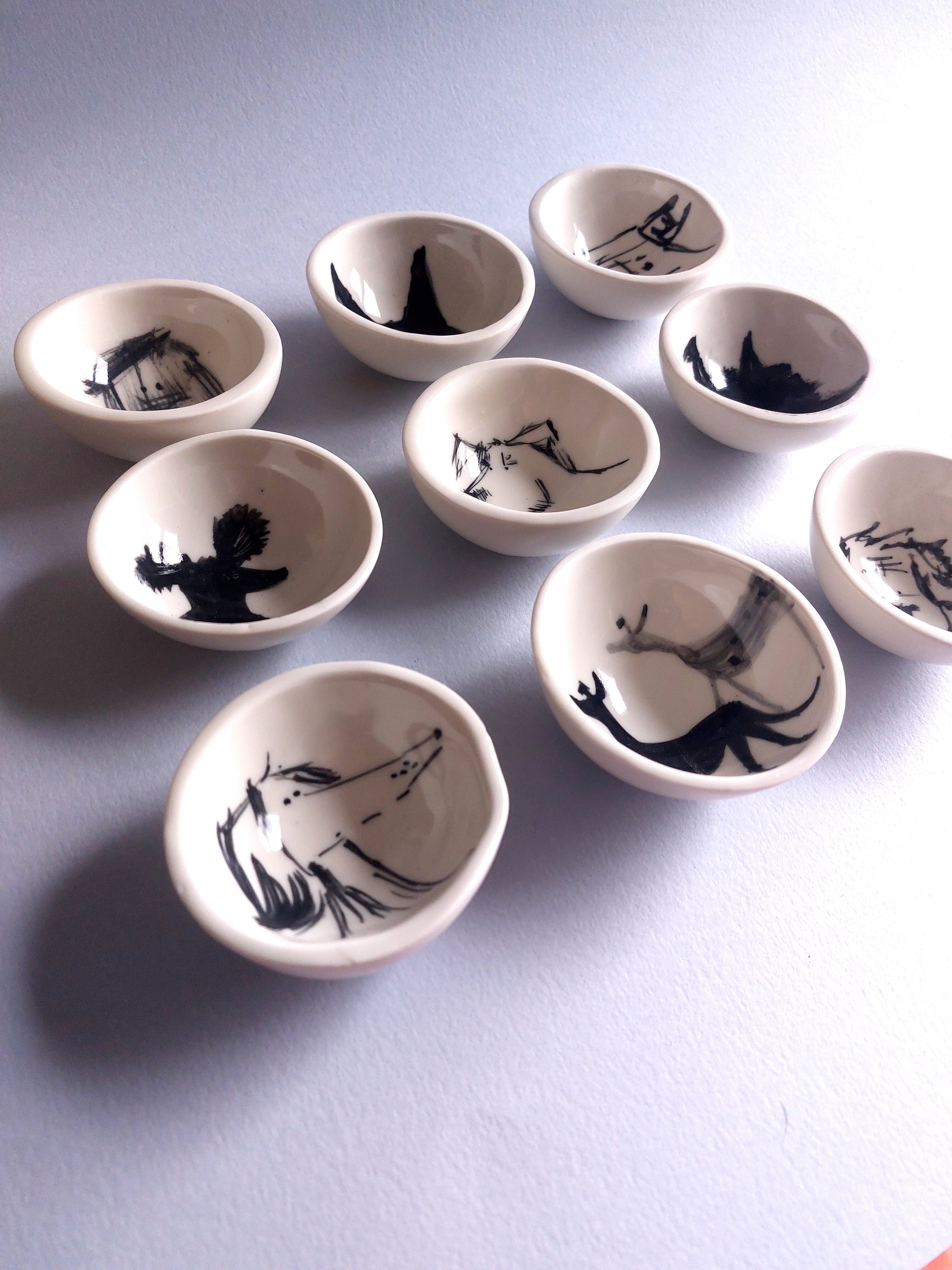 Tiny Bowls - dogs