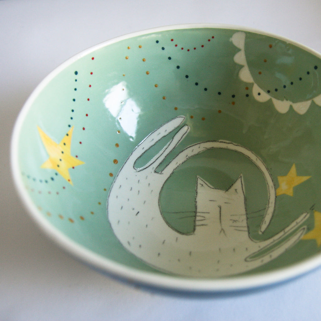 Cat Floating in Space, 3 sizes available