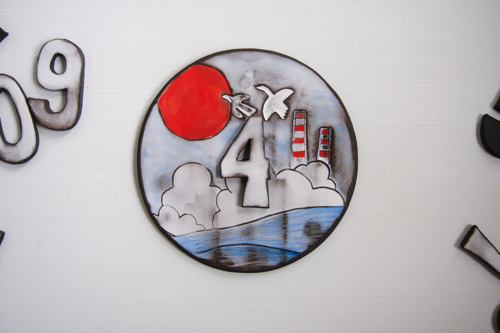 Sunrise in Dublin Bay - House Sign