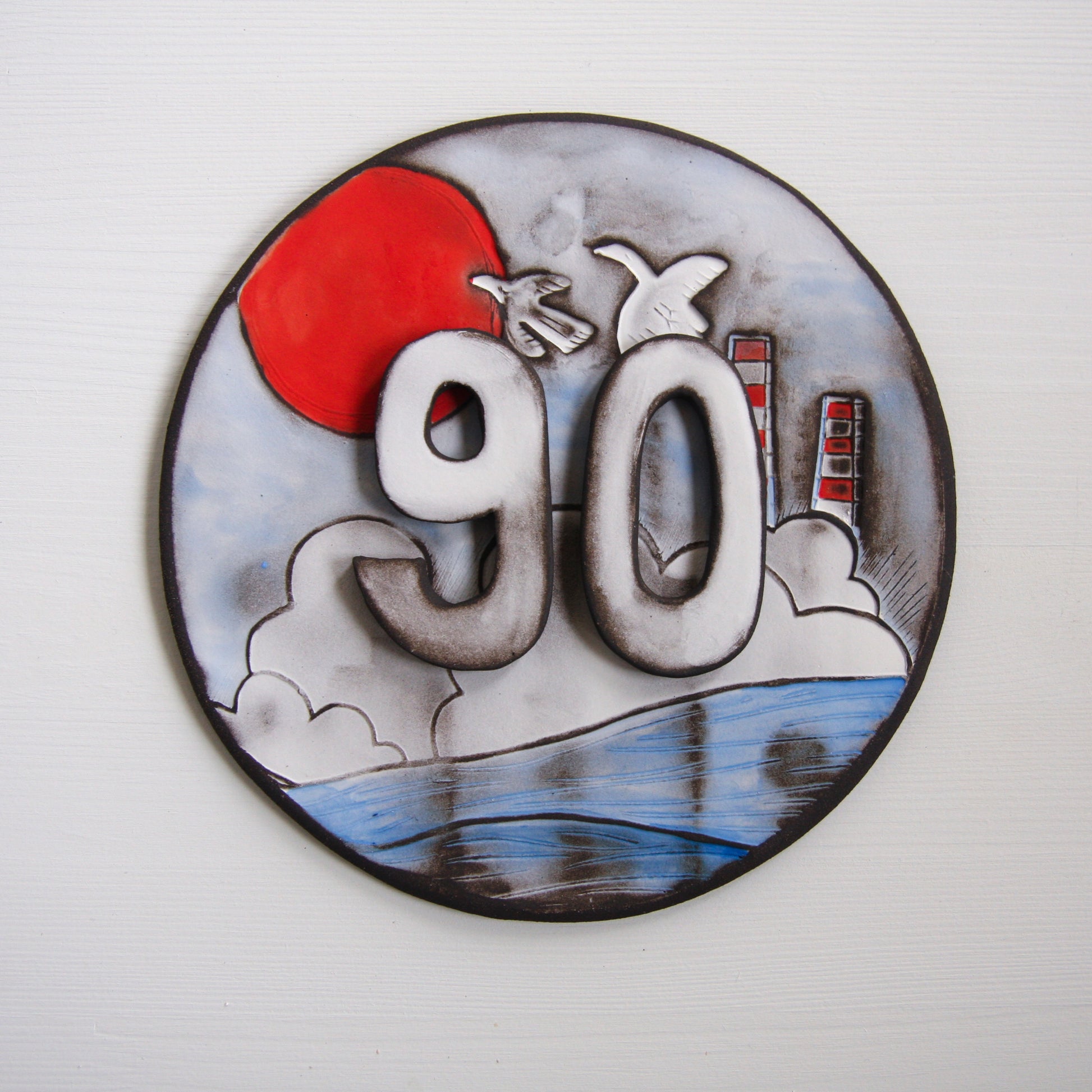 Sunrise in Dublin Bay - House Sign