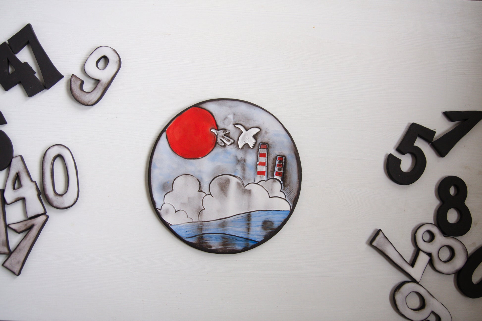 Sunrise in Dublin Bay - House Sign