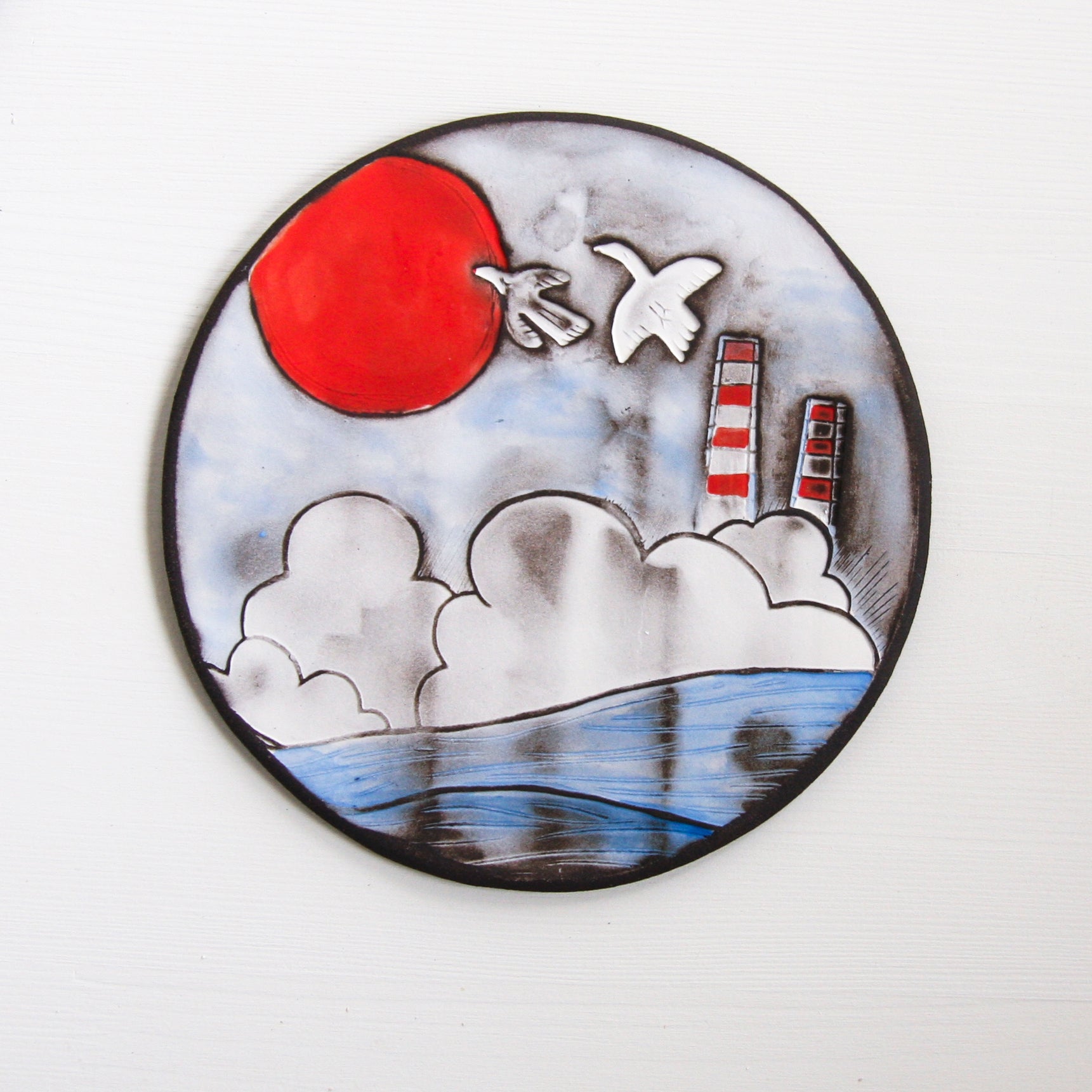 Sunrise in Dublin Bay - House Sign