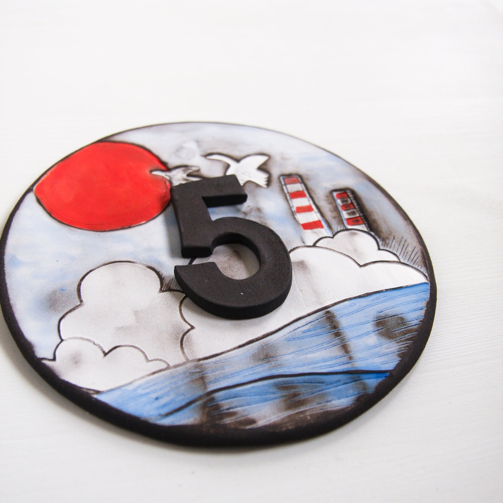 Sunrise in Dublin Bay - House Sign