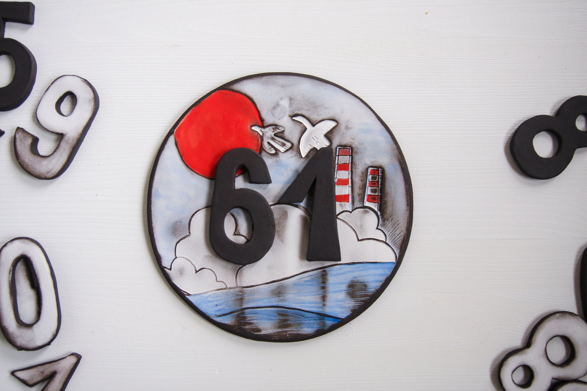 Sunrise in Dublin Bay - House Sign