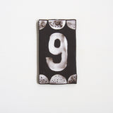 House Number Tiles - Black and White