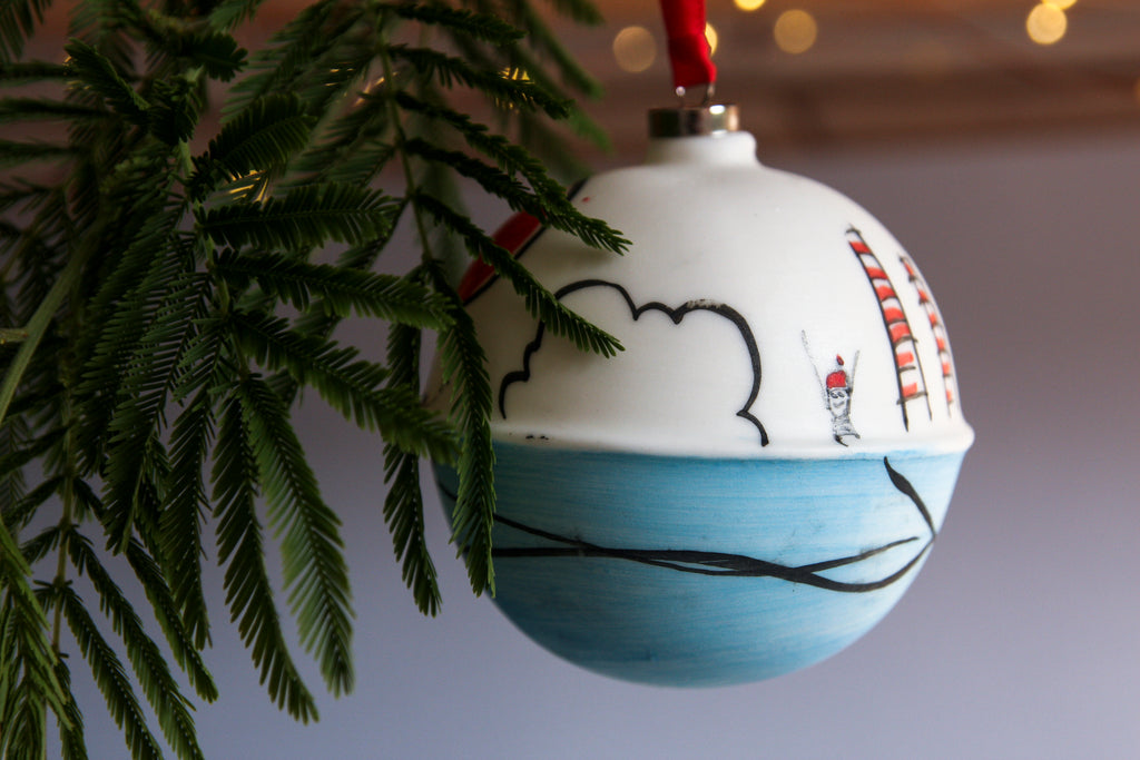 Dublin Swimmers - porcelain bauble