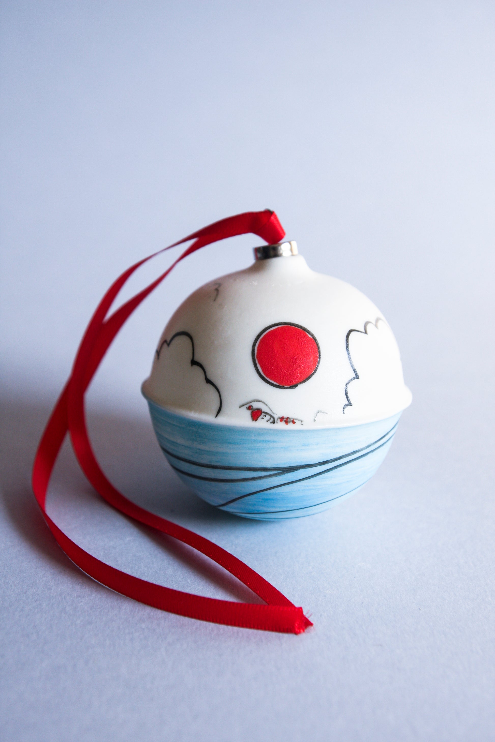 Dublin Swimmers - porcelain bauble