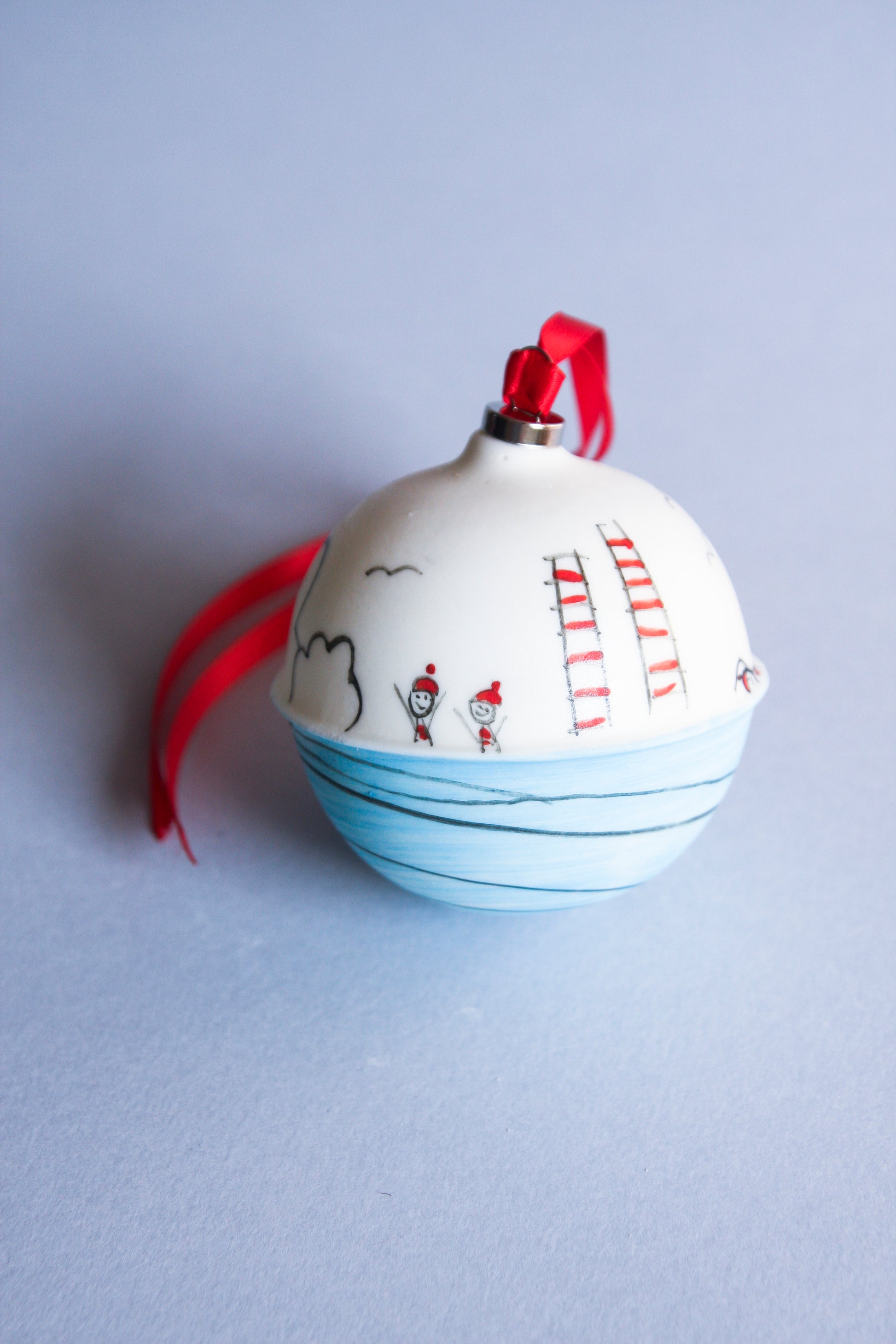 Dublin Swimmers - porcelain bauble
