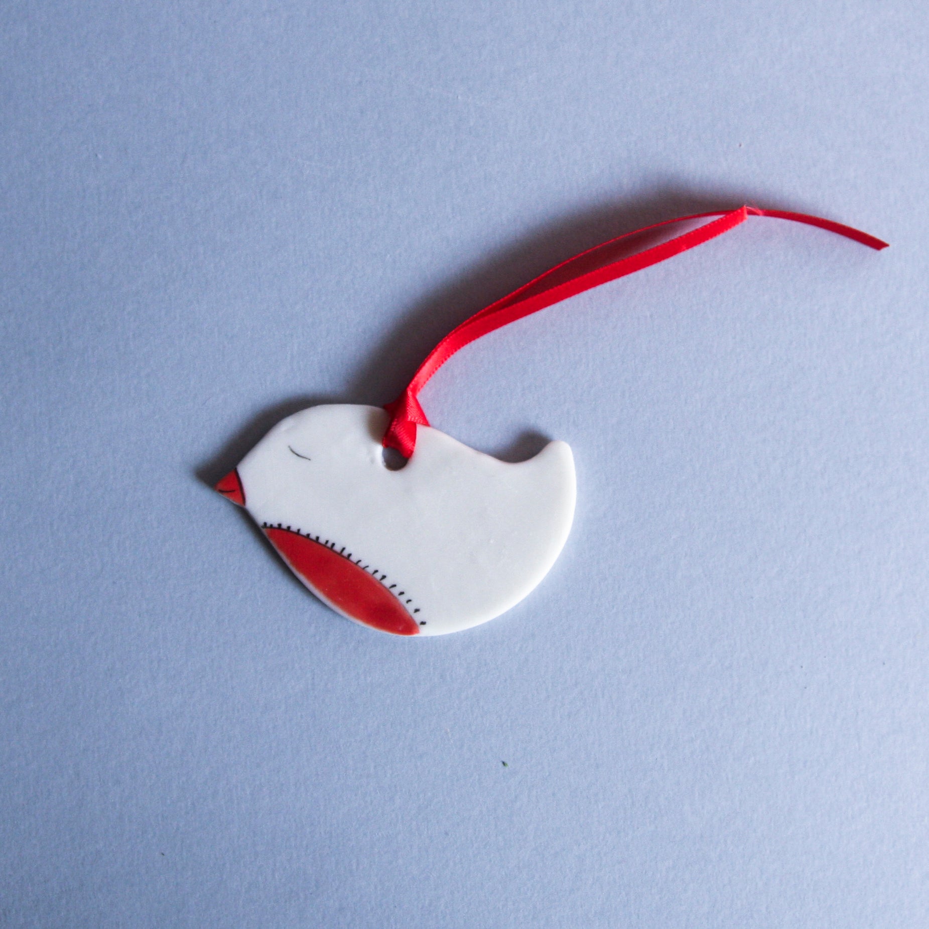 Little Robin - porcelain ornament