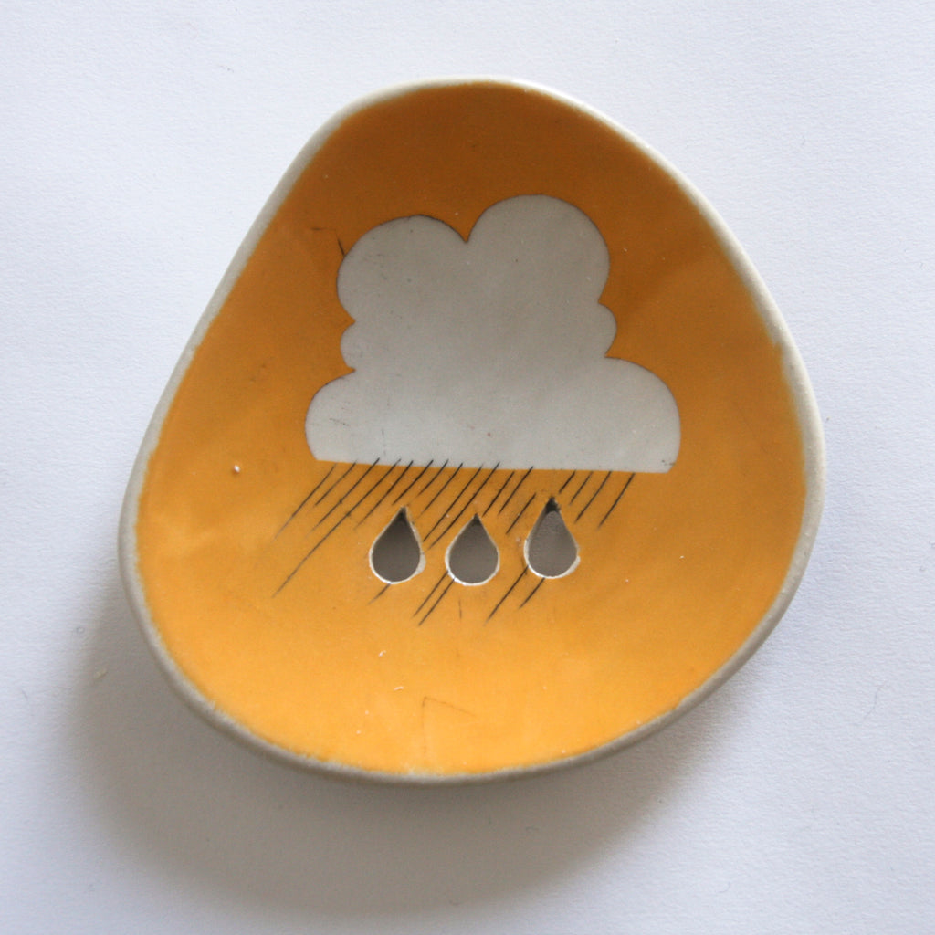 Rain cloud soap dishes - 3 colours available