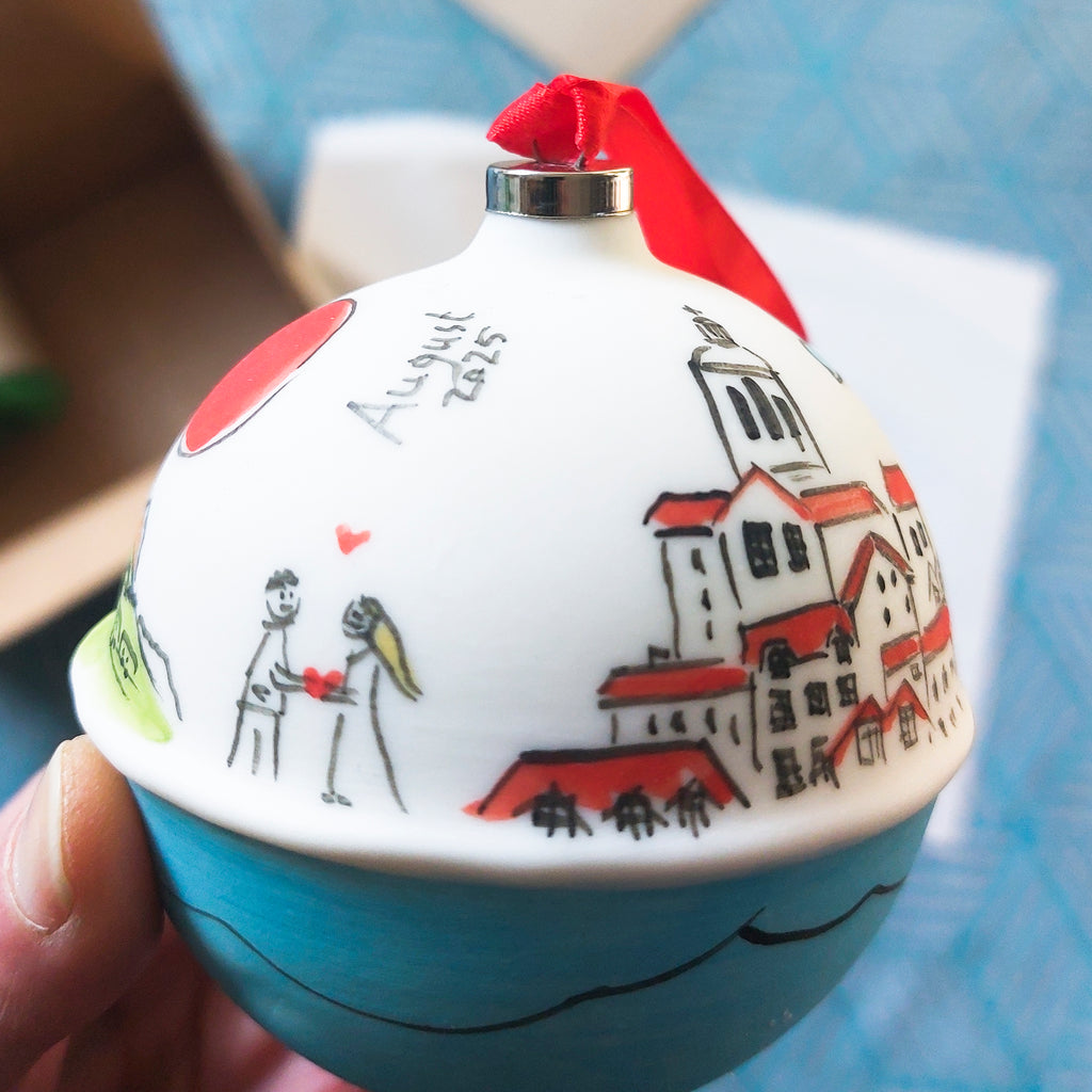 Illustrated Christmas Bauble