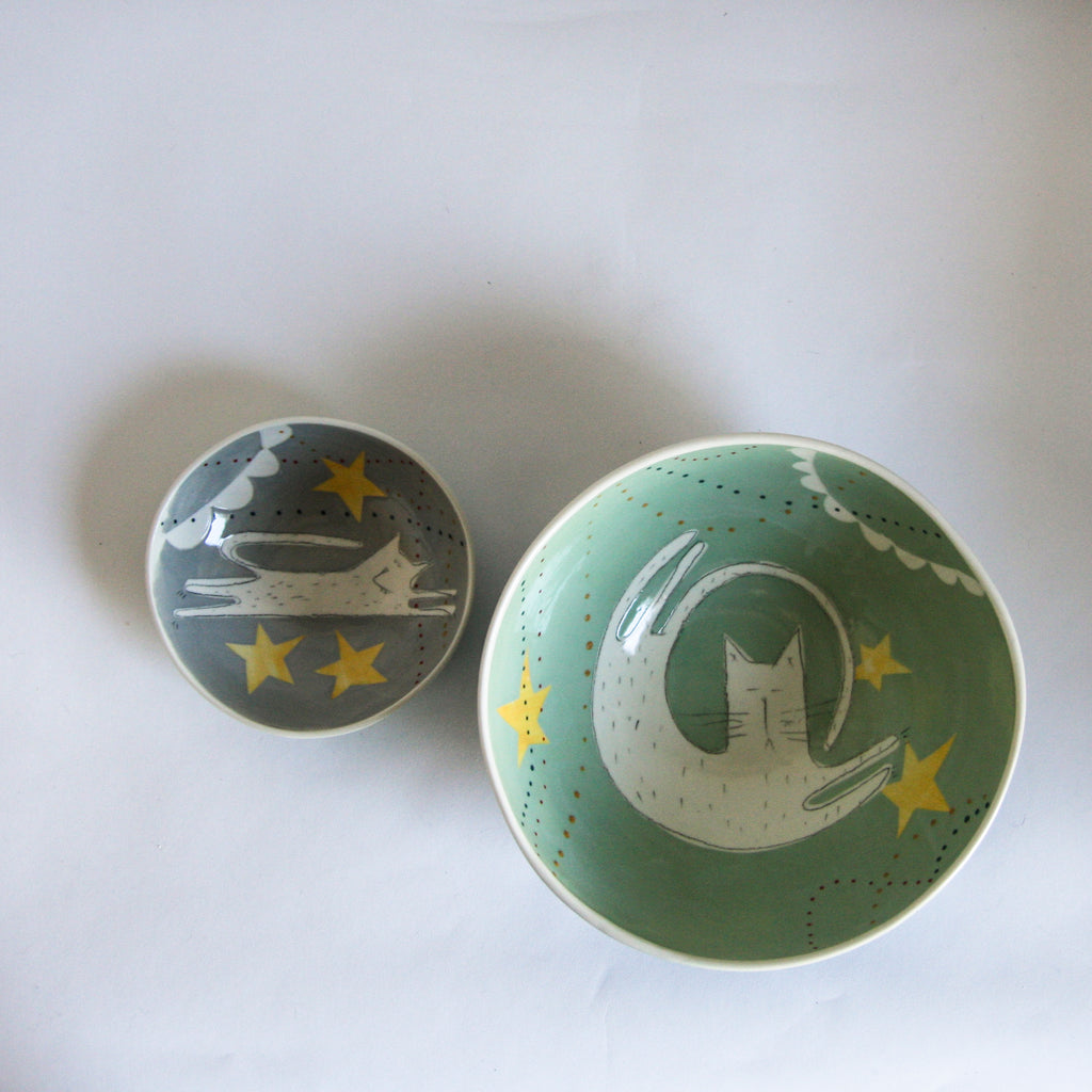 Cat Floating in Space, 3 sizes available