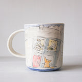 Custom Cups- your story illustrated- order by 23rd Aug - ready in mid Sept