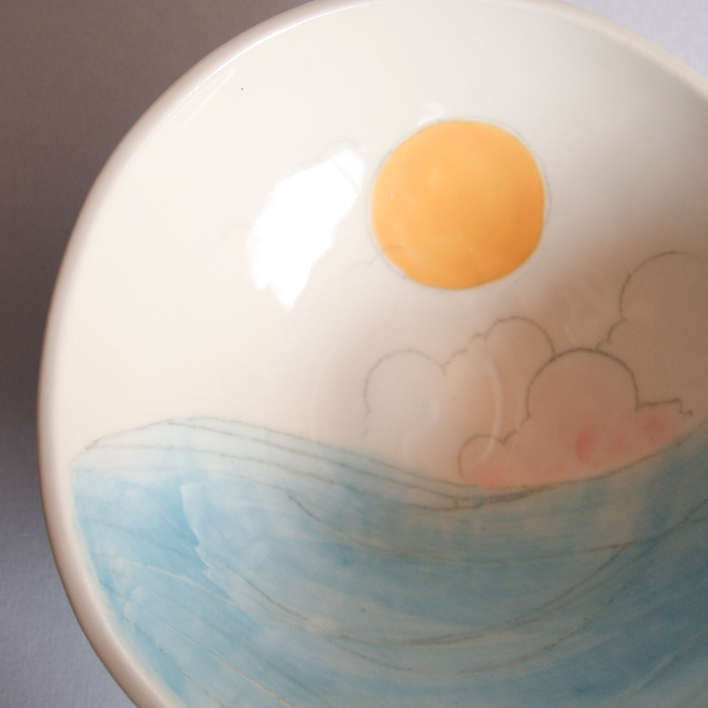 Orange Sun, medium bowl