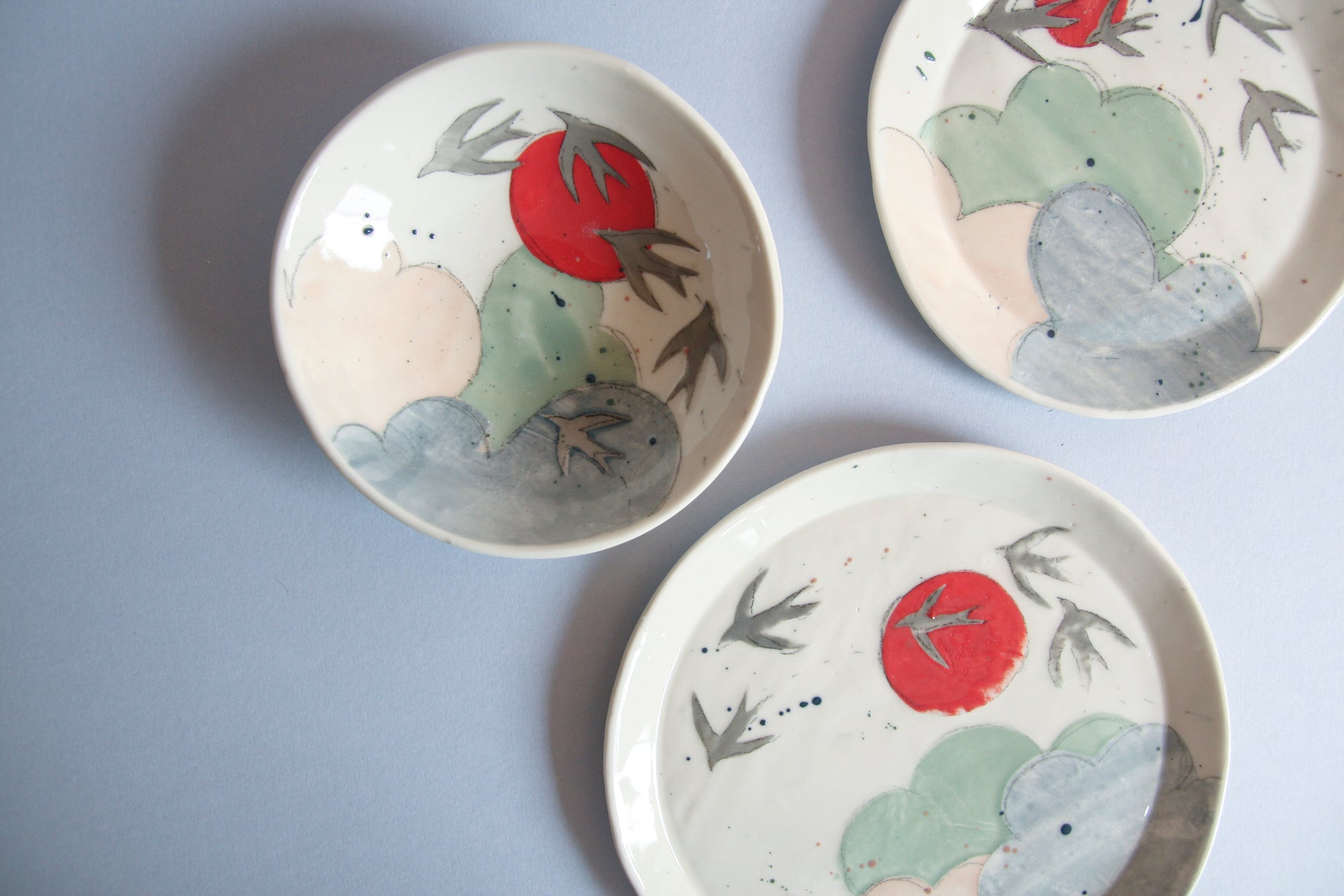 Swallows Plate, 2 sizes