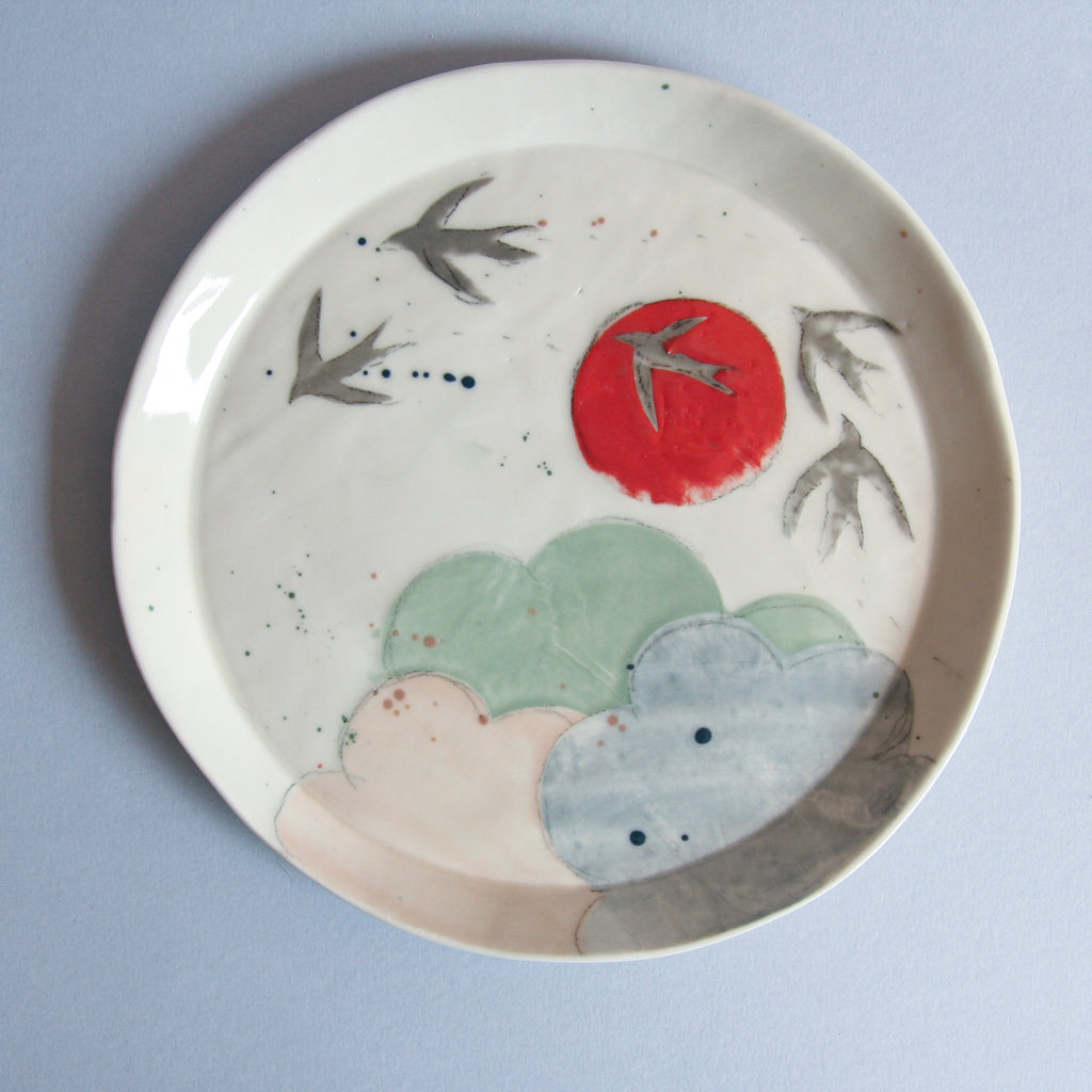 Swallows Plate, 2 sizes
