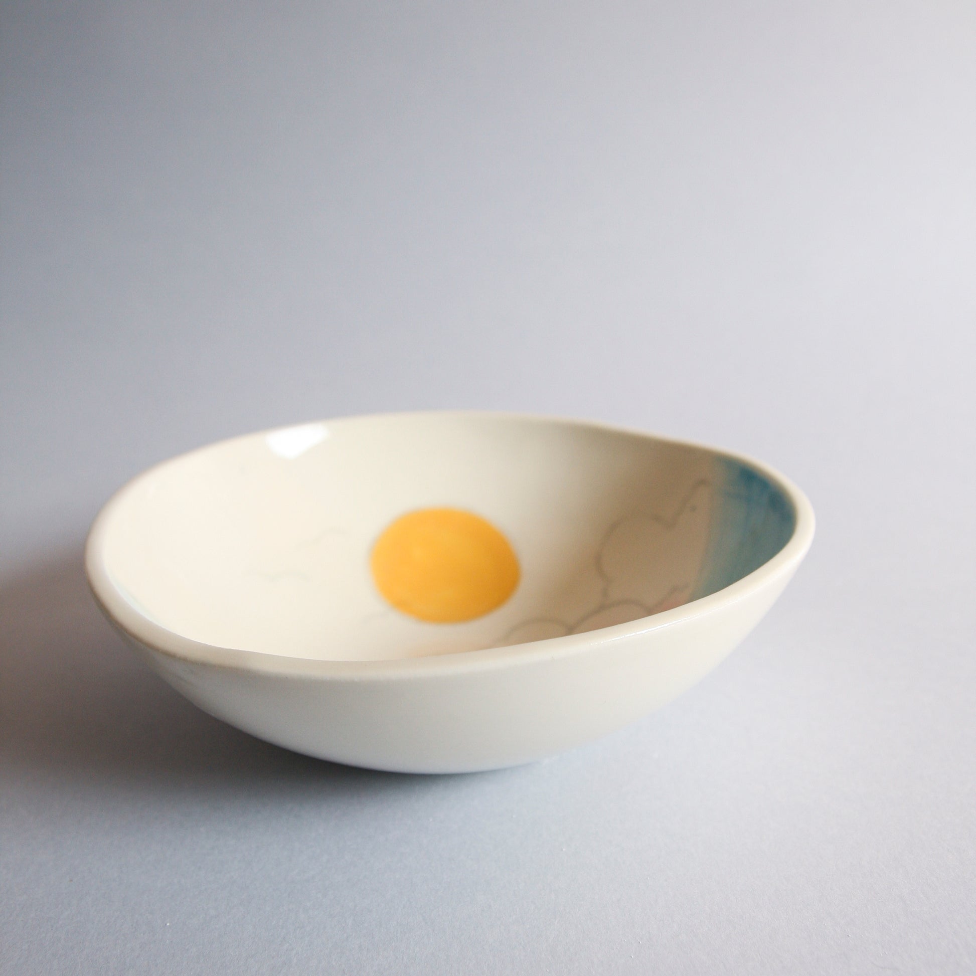 Orange Sun, medium bowl