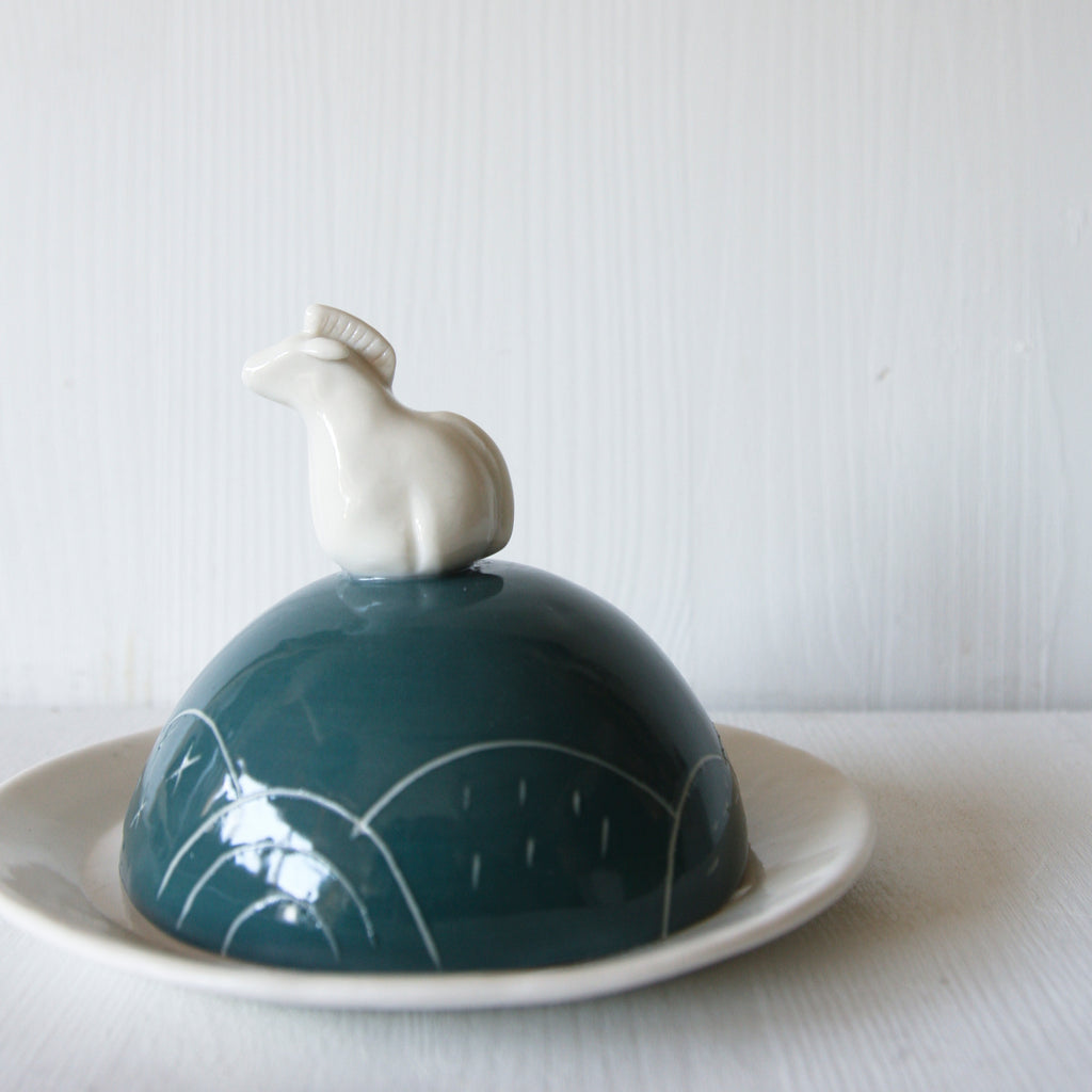 Pony Butter Dish