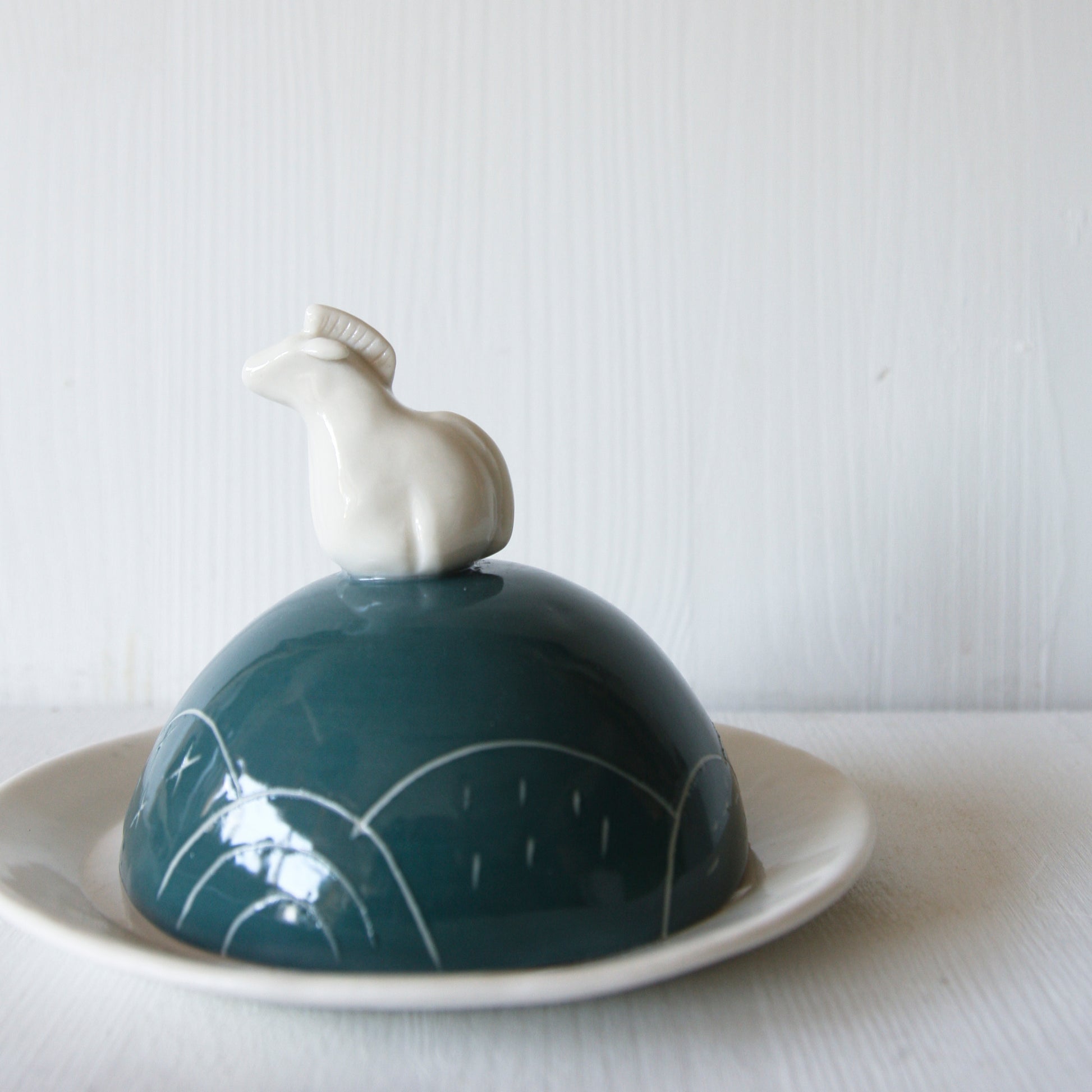 Pony Butter Dish