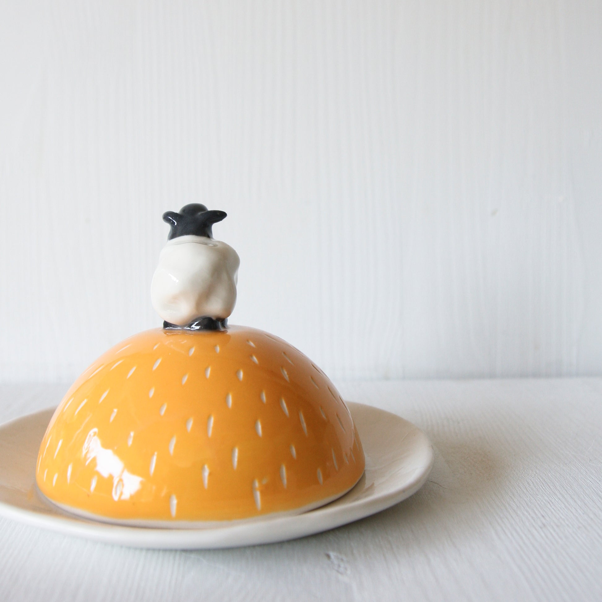 Sheep Butter Dish