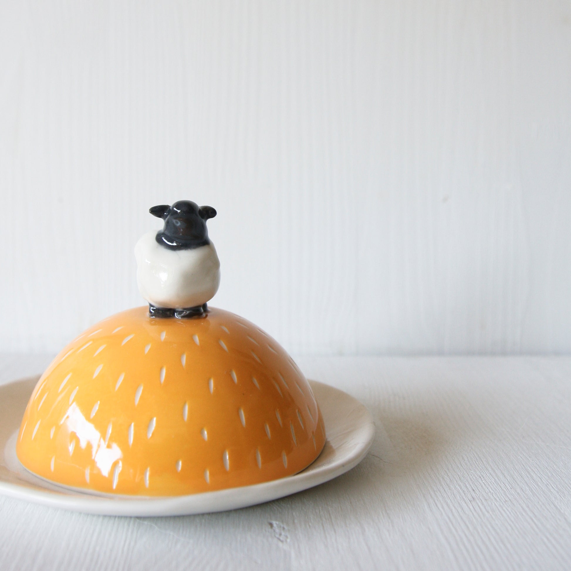 Sheep Butter Dish