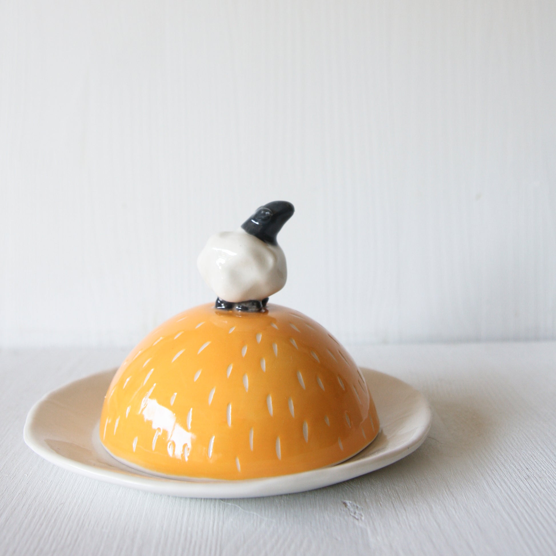 Sheep Butter Dish