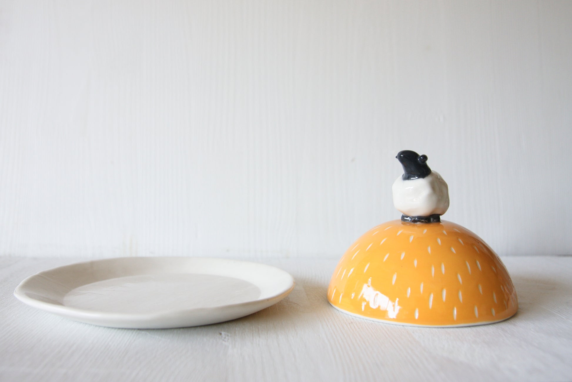 Sheep Butter Dish