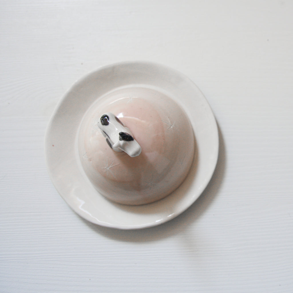 Cow Butter Dish
