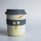 Bandit/Superhero Reusable Takeaway Cups , choose between The Chicken and The Fox