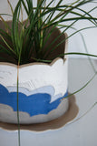 Cloud Planter and Saucer