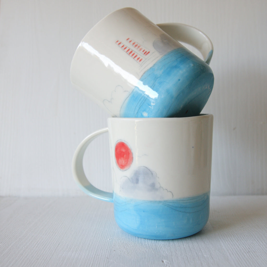 POOLBEG Coffee Mug - light blue