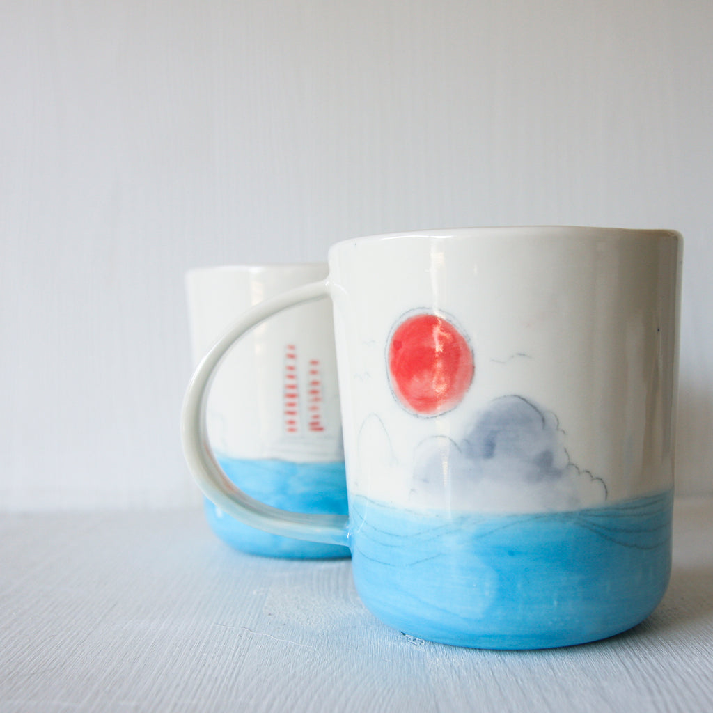 POOLBEG Coffee Mug - light blue