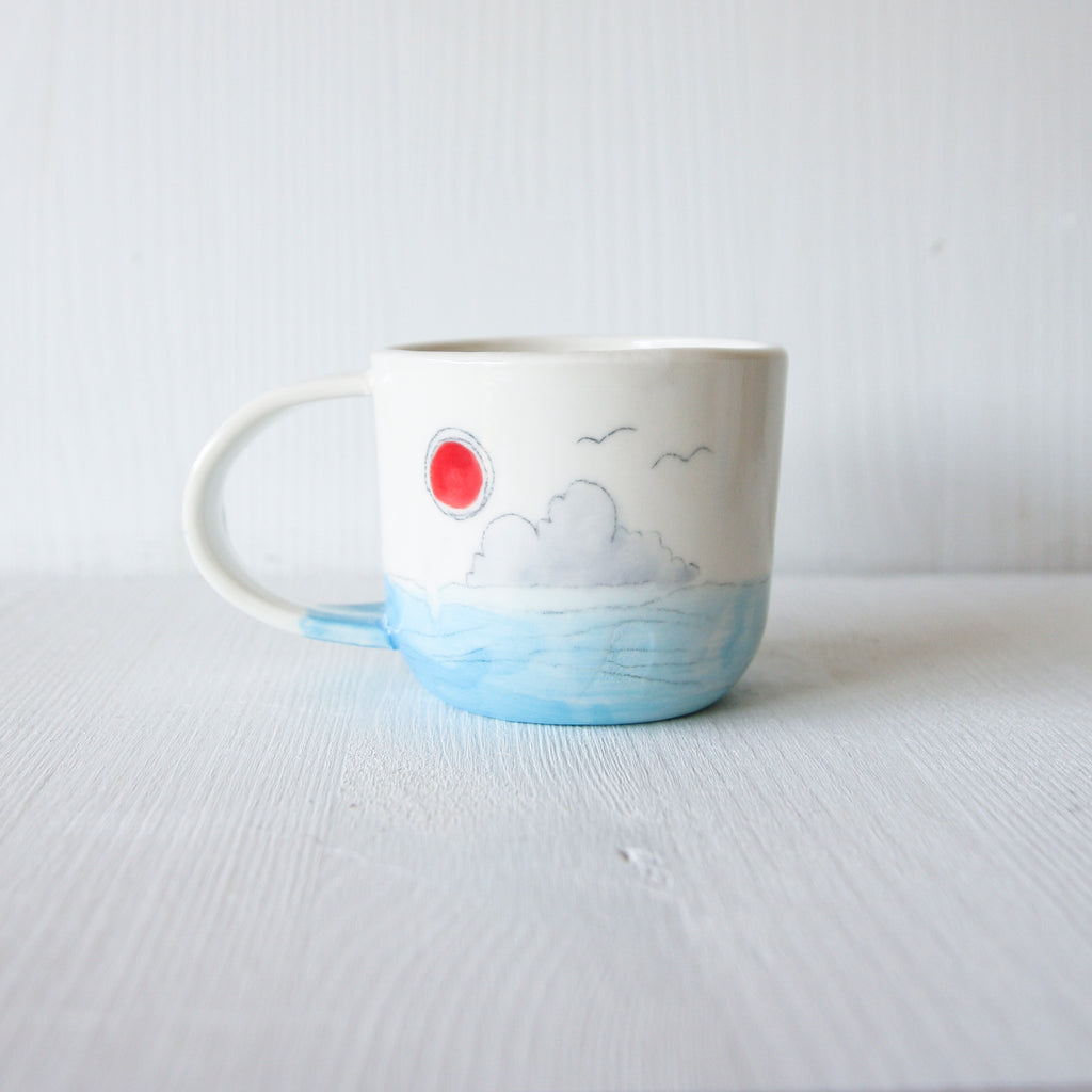 POOLBEG Espresso Cups - light blue