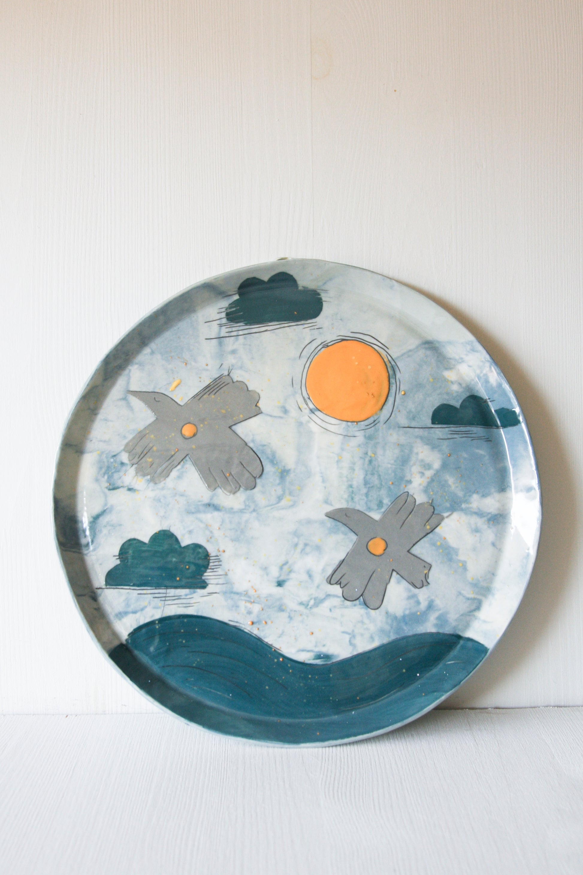 Thunderbird platters, 3 pieces available