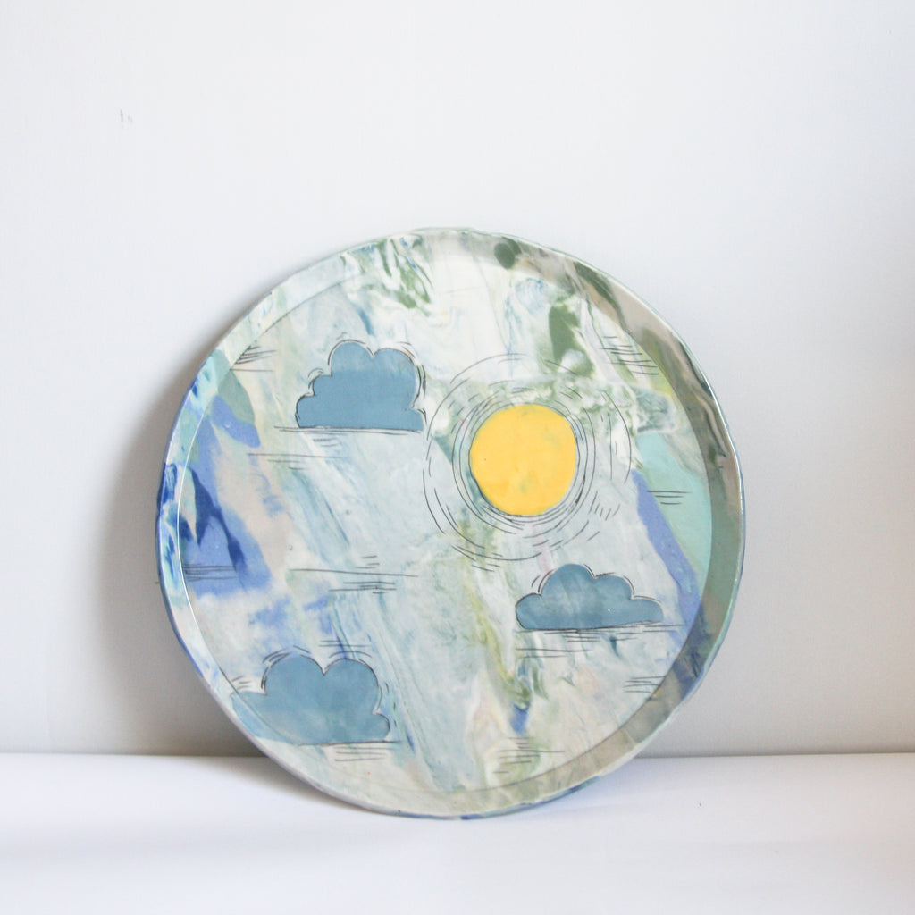 Large Sun Platters, 3 pieces available