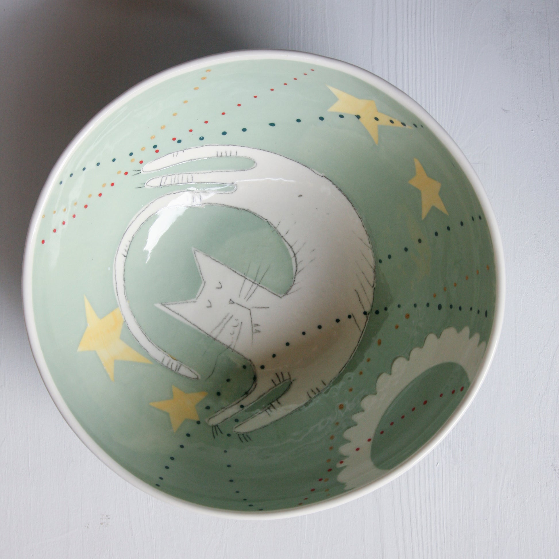 Cat Floating in Space, 3 sizes available