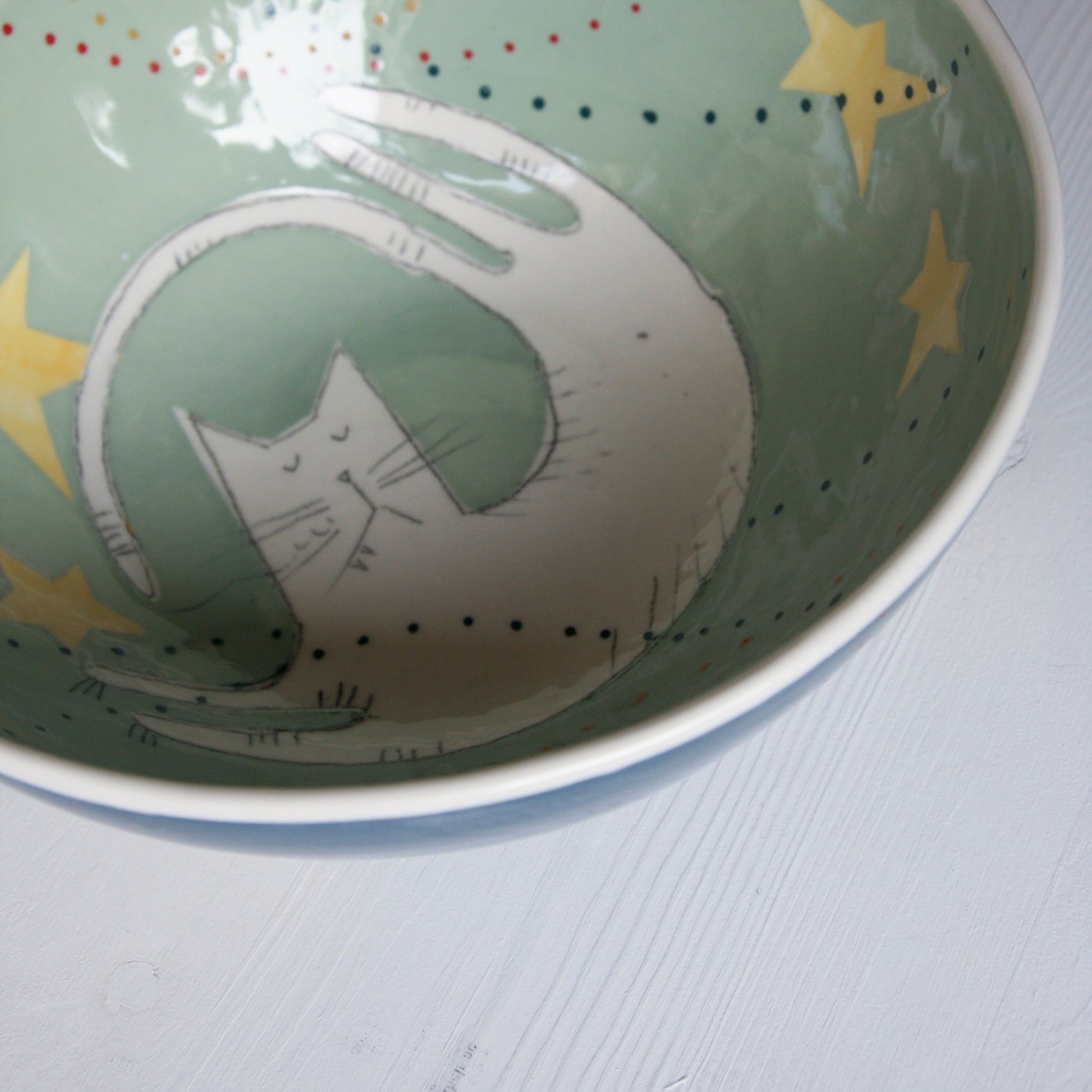 Cat Floating in Space, 3 sizes available