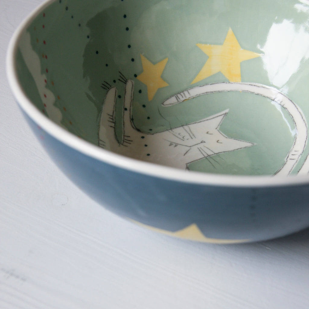 Cat Floating in Space, 3 sizes available