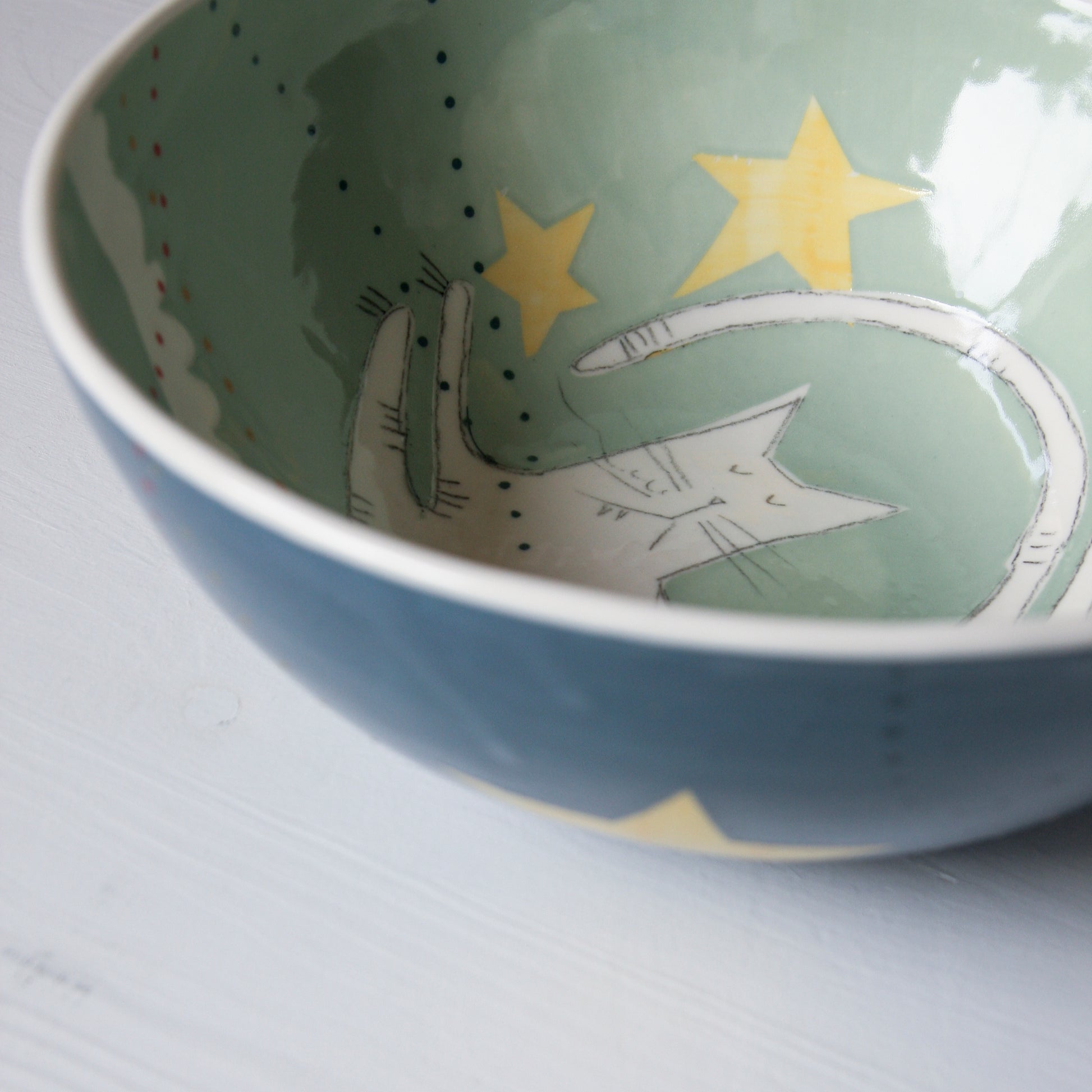 Cat Floating in Space, 3 sizes available