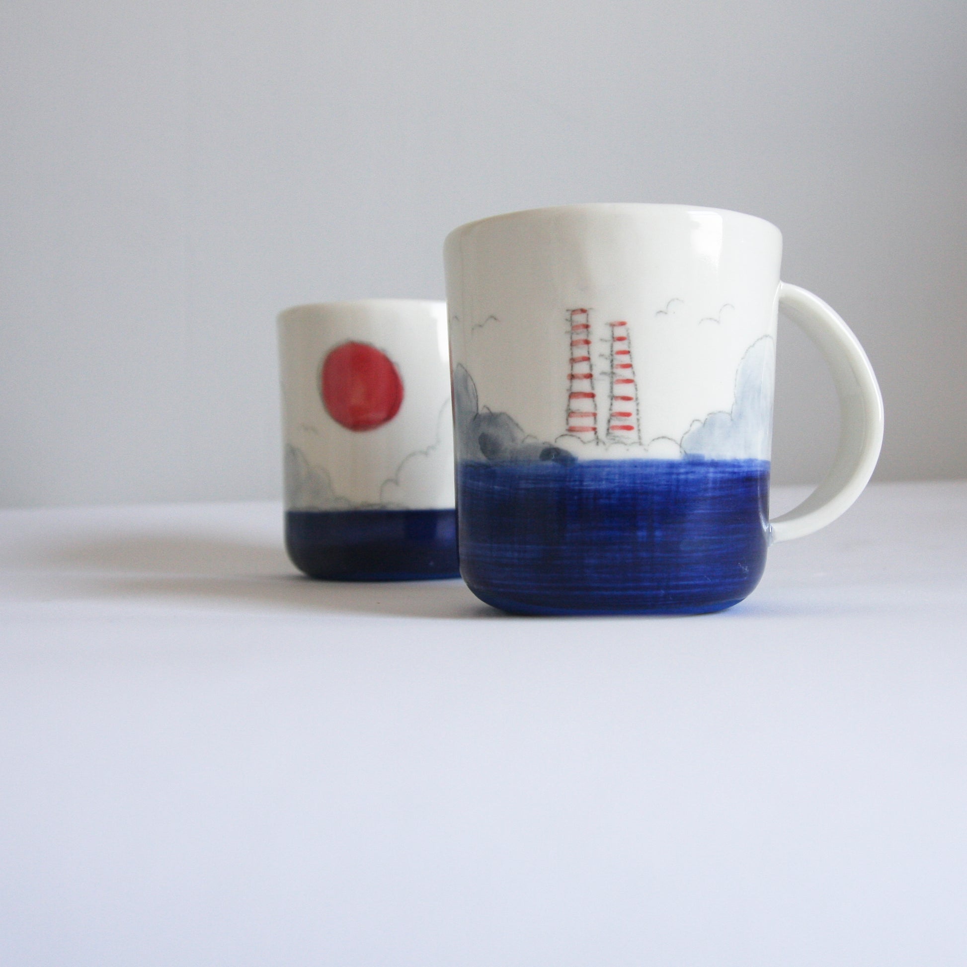 POOLBEG Coffee Mug - cobalt blue