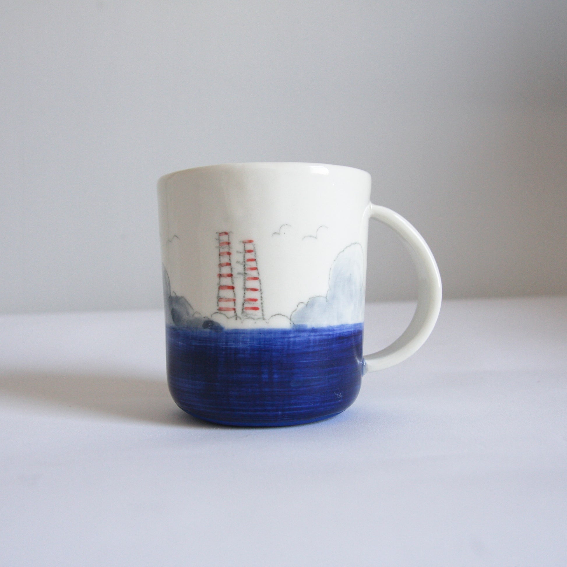 POOLBEG Coffee Mug - cobalt blue